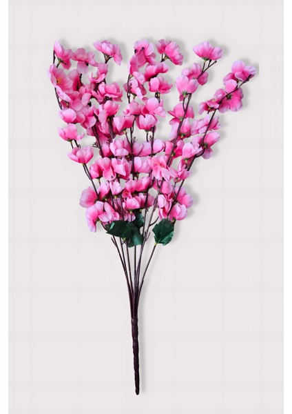 Yapay Bahardalı Japon Kiraz Çiçeği Demeti 7 Dallı 56 cm