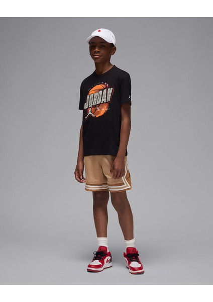 Nıke Jordan Jdb Dıstressed Chrome Erkek Çocuk Tişört 95F315