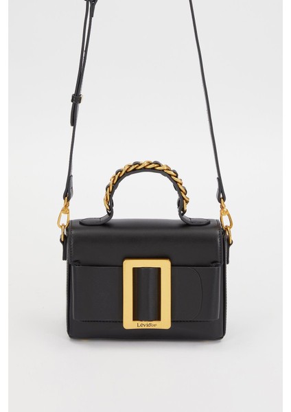 Siyah Zincir Işlemeli Premium Kadın El Çantası fiyatları