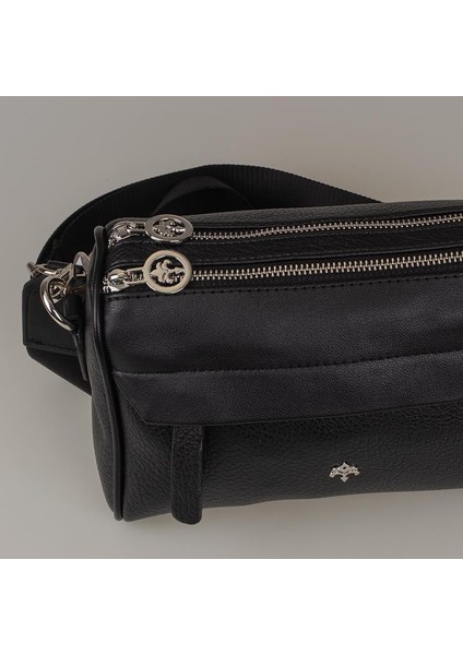 Siyah Mat Bendis Deri Kadın Çapraz Çanta modelleri