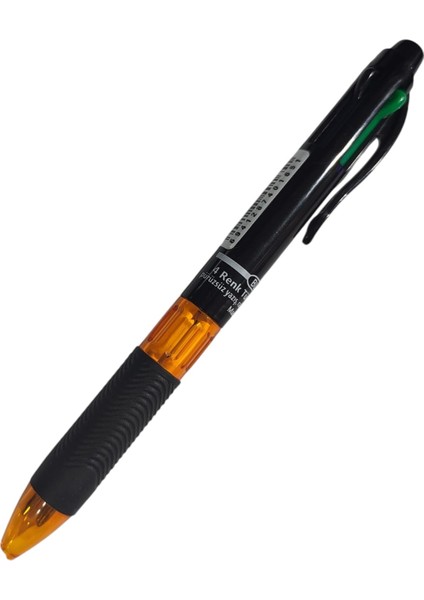 4 Renkli Tükenmez Kalem - Turuncu