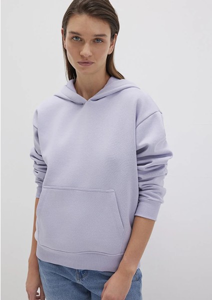 Kadın Lila M167299-70531 Kapişonlu Sweatshirt modelleri
