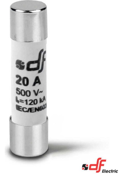 Df 10X38-20A 10 x 38-20A Gg / Yavaş Kartuş Sigorta