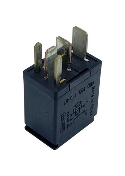 Fomoco 12V Röle 5 Uçlu Mikro (Çift Platin) (Dirençli) (1-2-3-4-5) Oem Ford