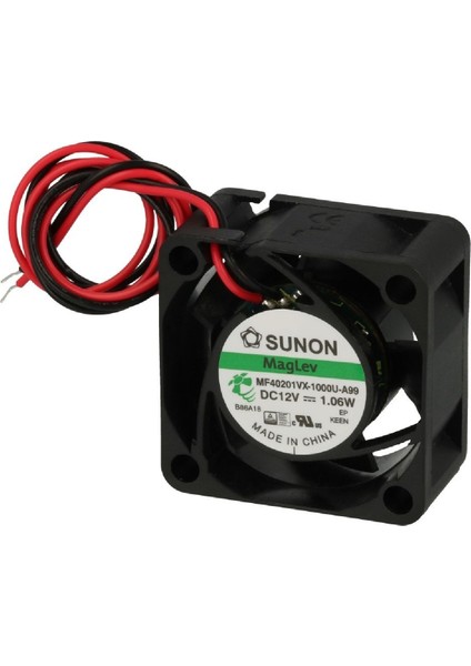 MF40201VX-1000U-A99 ,40X20MM 12VDC 11-Cfm 2-Kablo Fan