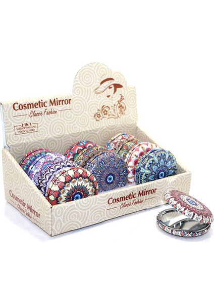 Yuvarlak Taşlı El Aynası