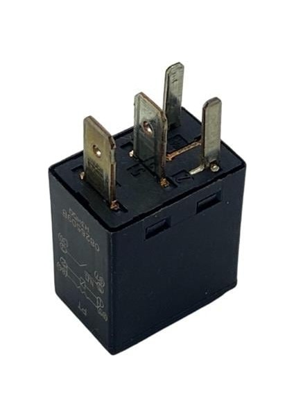 Fomoco 12V Röle 4 Uçlu Mikro (Dirençli) (1-2-3-5) Oem Ford