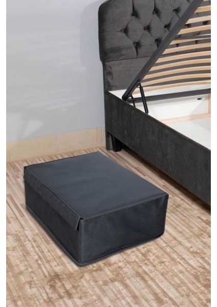 Baza Kutu Hurç, Yatak Kanepe Baza Altı Düzenleyici Su Geçirmez Mukavva Destekli 3 Adet Antrasit fiyatları