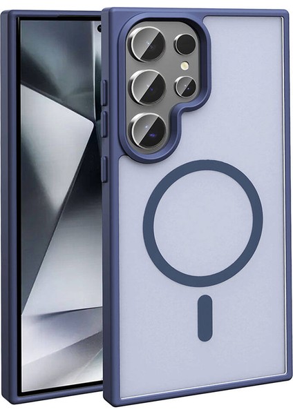 Lio Serisi Samsung Galaxy S24 Ultra Lacivert Kapak