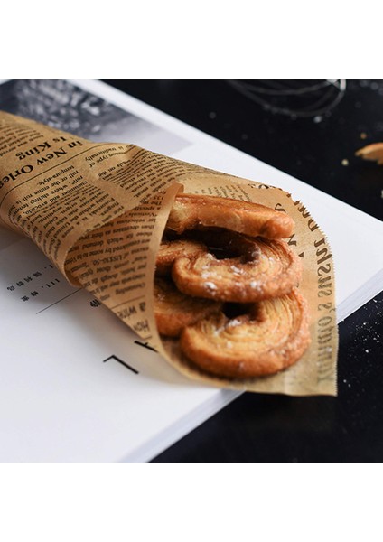 Vintage Gazete Desenli Sunum Kağıdı | 50’li Paket | Retro Stil 35x25 cm fırsatları