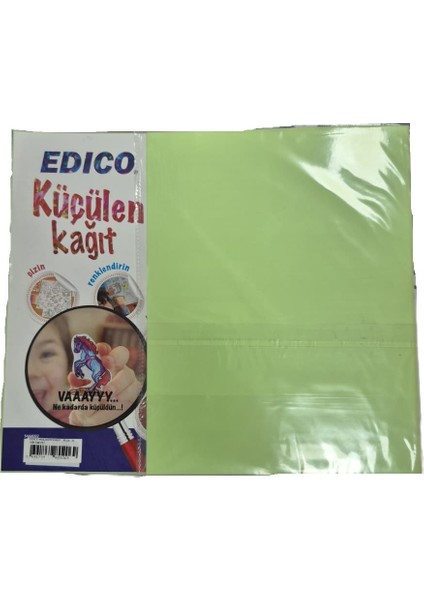 Edıco Kuculen Kagıt 20X26 Yesıl 2 Lı