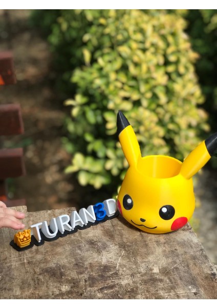⚡ Pikachu Tasarımlı Kalemlik – 17 cm | TURAN3D fiyatları
