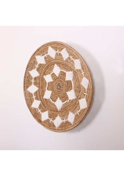 Mylamp Kaunos 75 X15 cm Çap- Doğal Abaka Duvar Tabağı modelleri