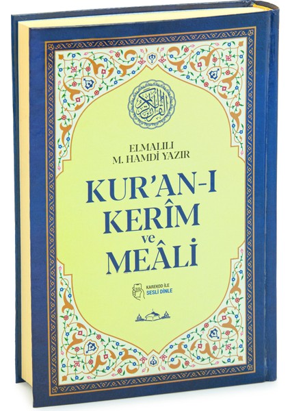 Kuranı Kerim Türkçe Mealli Orta Boy Lacivert - Qr Kodlu, Sesli Dinleme