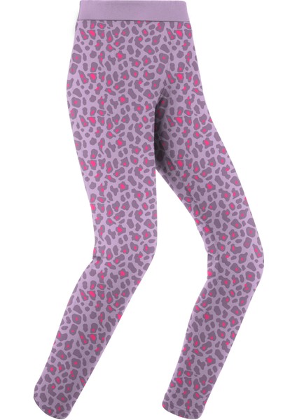 Wedze Çocuk Termal Kayak Taytı - Pembe/leopar Desenli - Bl 500