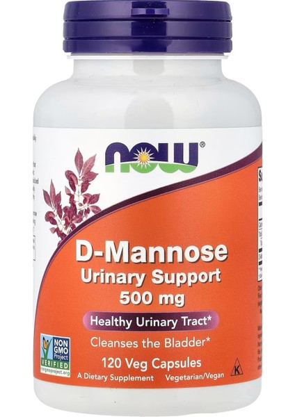D-Mannose Urinary Support 500 mg 120 Kapsül