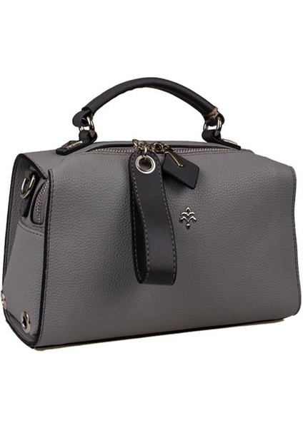 Gri Morpheus Kadın El ve Omuz Çantası