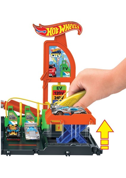 HTN79 Hot Wheels Elektrikli Araç Şarj İstasyonu Oyun Seti modelleri