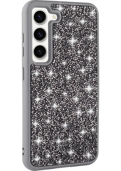 Shining Serisi Samsung Galaxy S23 Gri Kapak