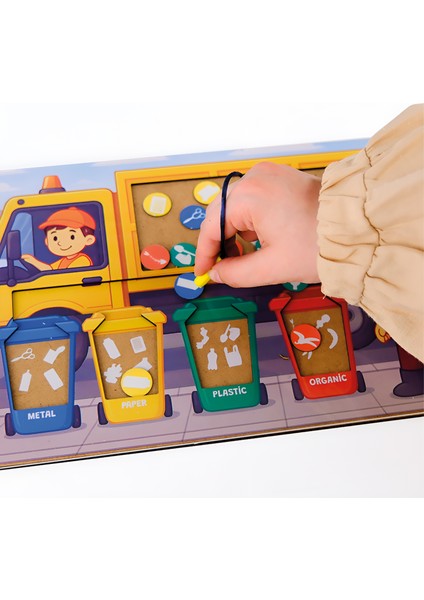 Eğitici Manyetik Geri Dönüşüm Labirenti