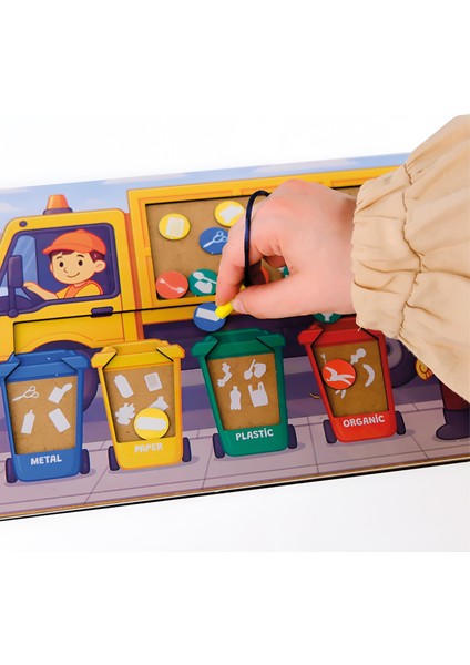 Eğitici Manyetik Geri Dönüşüm Labirenti