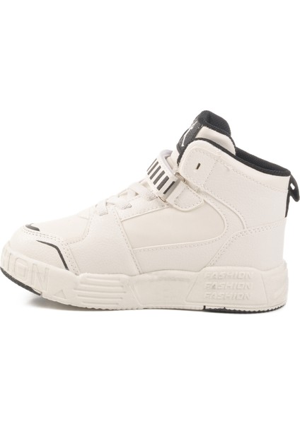 Beyaz Cırtlı Bilek Boy Erkek Çocuk Sneaker King Uzun P fiyatları