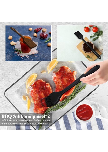 Grillmaster 30 Parça Bbq Mangal Seti – Paslanmaz Çelik, Taşıma Çantalı