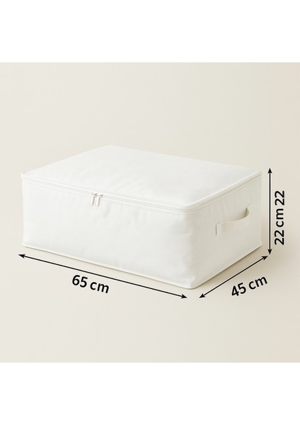 (3 Adet)Beyaz Çekyat & Baza Tipi Yastık Yorgan Saklama Hurcu-Baza Altı Düzenleyici 65X45X22 cm fiyatları