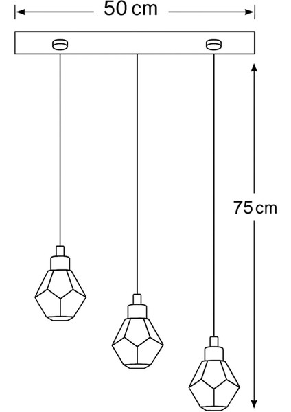 Istanbul Avize Kabarcıklı Liya Yemek Masası Kumandalı 3'lü Gold 3 Renk Ledli Modern LED Avize fırsatları