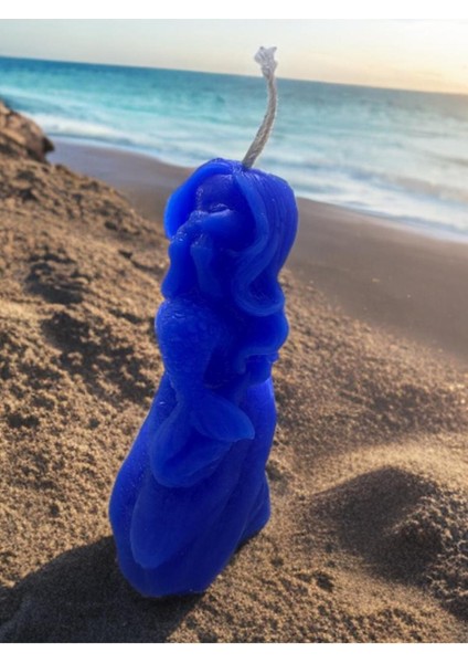 Mavi Okyanus Temalı Deniz Kızı Dekoratif Mum, Evinize Ferahlık Katacak Küçük Parıltı fiyatları