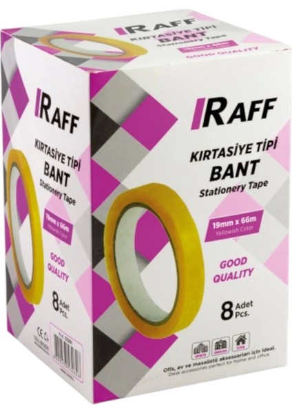 Bant ( 19 Mm* 66 M) Kutulu 8 Adet