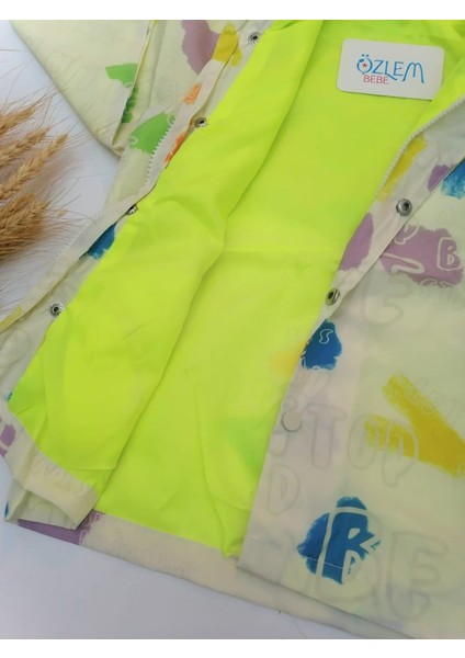 Karma Renk Yağmurluk Sarı Neon - 1-2 Yaş fırsatları