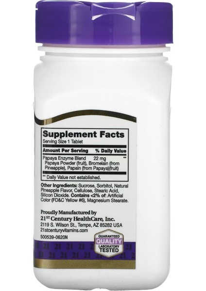 Papaya Enzyme 100 Tablet fiyatları