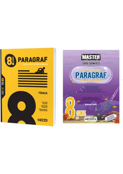 8. Sınıf Türkçe Paragraf ve Okyanus Master Paragraf Seti