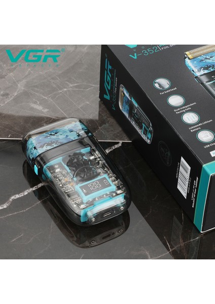 V-352 Saç Tıraş Makinesi Şarj Edilebilir Profesyonel Elektrikli Traş Makineleri indirimleri