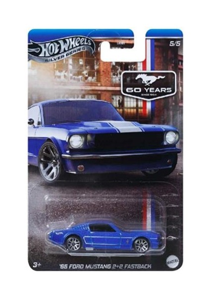Siver Series Ford Mustang 60 Years Anniversary '65 Ford Mustang 2+2 Fastback JBY49