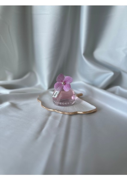 Islak Ortanca Çiçekli Incili 10 Adet Kolonya Şişesi Düğün,Nişan,Kına,Nikah,Sünnet,Doğum Günü Hediyelikleri