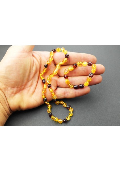 Karışık renkli Damla Kehribar Bebek Diş Seti fiyatları