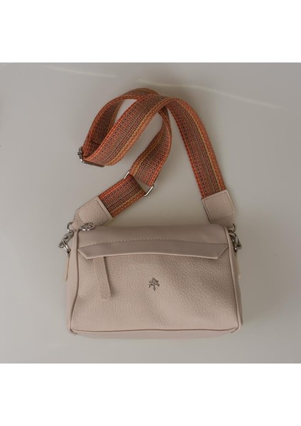 Krem Bendis Deri Kadın Çapraz Çanta fırsatları