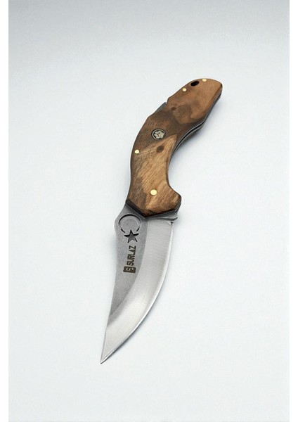 Ay Yıldız Isme Özel Kamp Çakısı Dövme Çelik 23.5 cm. fiyatları