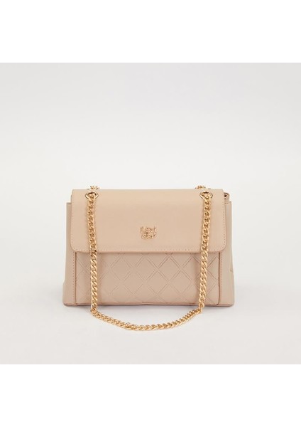 Vizon Zincir Askılı Kadın Baklava Desenli Çapraz Çanta