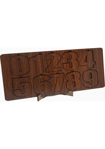 Çocuklar Için Eğitici ve Öğretici Ahşap Yapboz Puzzle Bul Tak Sayılar fiyatları