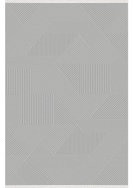 Grande 2019A Gri Yumuşak Dokulu Modern Salon, Mutfak, Oturma, Çocuk Odası Halısı