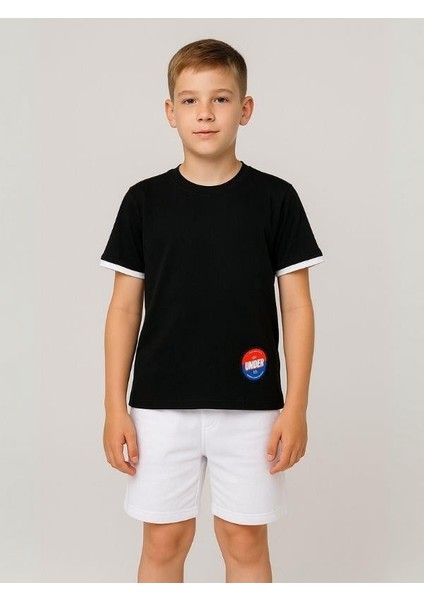 Çocuk Pamuklu Oversize Kalıp T-Shirt