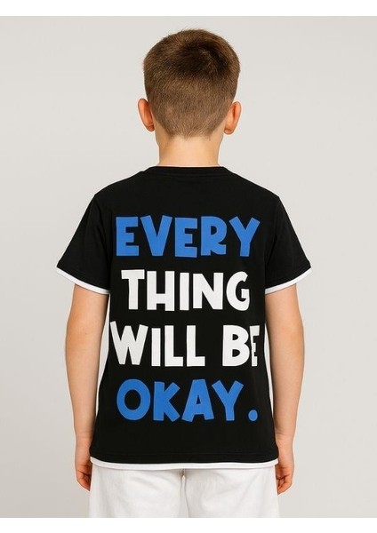 Çocuk Pamuklu Oversize Kalıp T-Shirt fırsatları