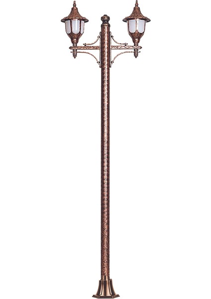 Modern Bahçe Aydınlatması, Teras, Balkon ve Park Için Şık Siyah ve Beyaz Lamba