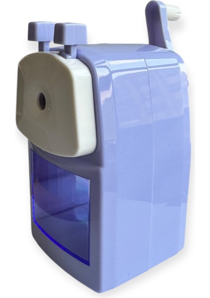 Masa Üstü Kollu Kalemtıraş, 5 Farklı Ayar, Büyük Boy, Pastel Renkler