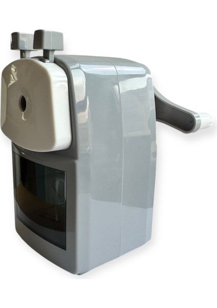 Masa Üstü Kollu Kalemtıraş, 5 Farklı Ayar, Büyük Boy, Pastel Renkler