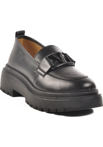 Siyah Yüksek Taban Kadın Casual Ayakkabı F-2047 Z modelleri