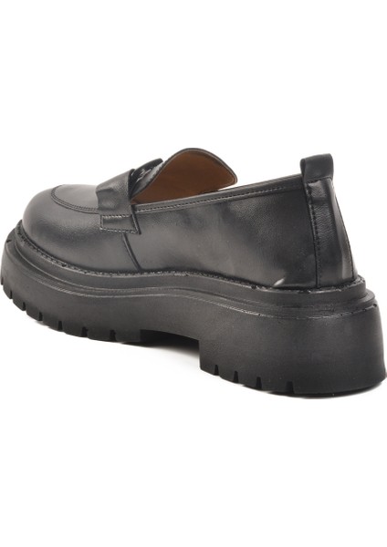 Siyah Yüksek Taban Kadın Casual Ayakkabı F-2047 Z fırsatları